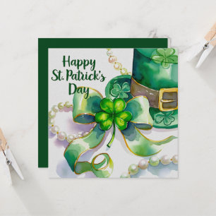 Ein festliches St. Patrick’s Day Design Karte