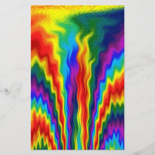 Ein Feuer in einem Regenbogen Briefpapier (Vorderseite)