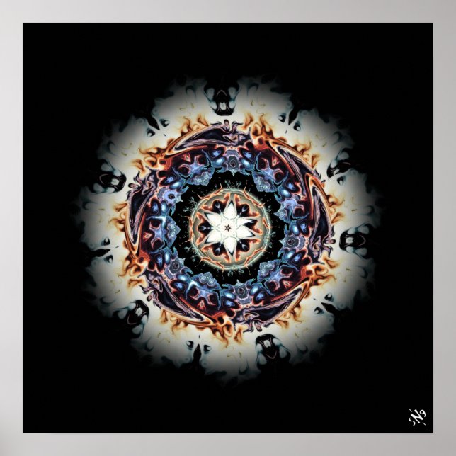 Ein Feuerring Poster (Vorne)