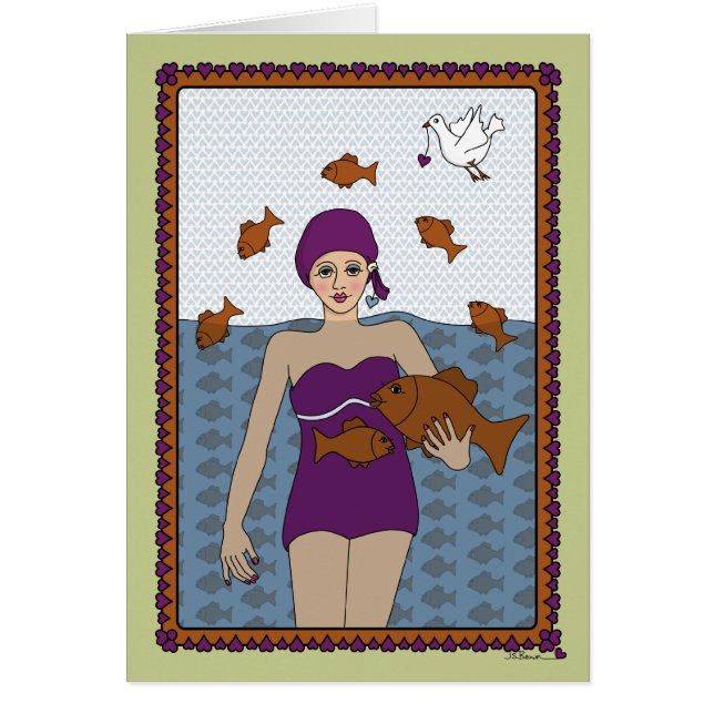 Ein Fisch ohne Wasser_A_Greeting-Karte (Vorne)