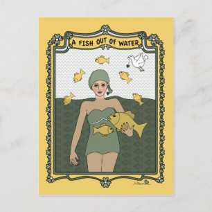 Ein Fisch ohne Wasser_C_ Postkarte
