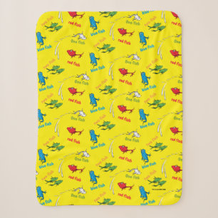 Ein Fisch Zwei Fische Gelbes Muster Sherpadecke