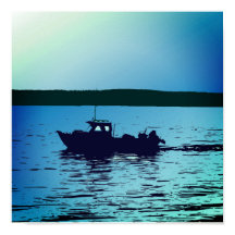 Ein Fischerboot auf Puget Sound