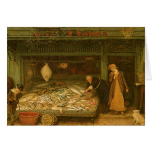 Ein Fischhändlergeschäft von Frederick Walker