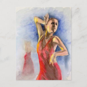 EIN FLAMENCO-TANKER 2 POSTKARTE