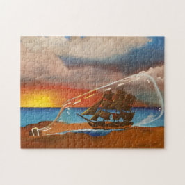 Ein Flaschenschiff