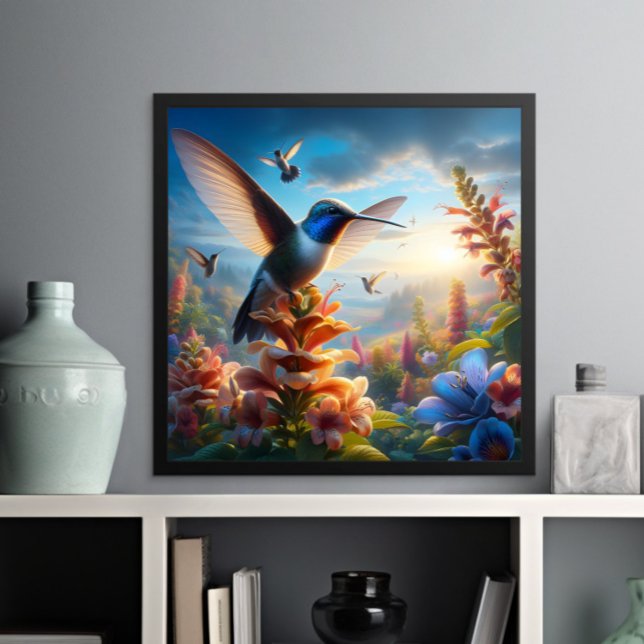 Ein flatternder Hummingbird: Natures Dance Poster (Von Creator hochgeladen)