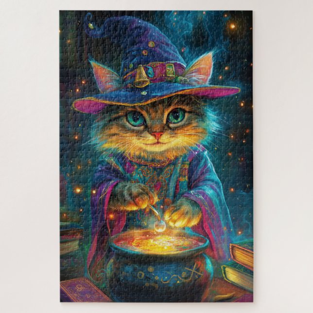 Ein flauschiger Katzenassistent (Vertikal)