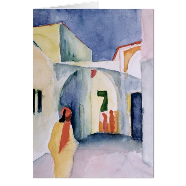 Ein flüchtiger Blick hinunter eine Gasse (Vorne)