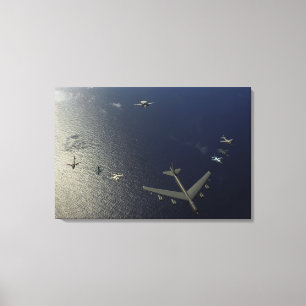 Ein Flugzeug 2 der US-Luftwaffe B-52 Leinwanddruck