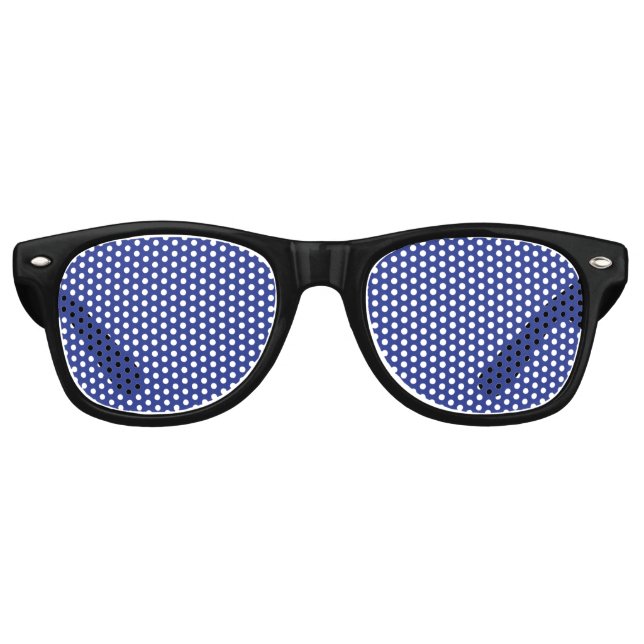 ein Flugzeug, das mit einem blauen Hintergrund in  Partybrille (Vorderseite)