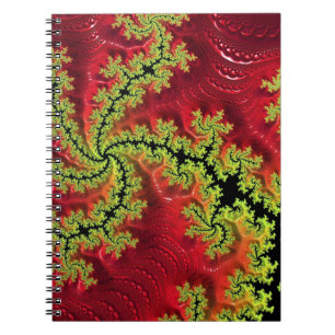 Ein Fluss fließt durch das SpiralNotebook Notizblock