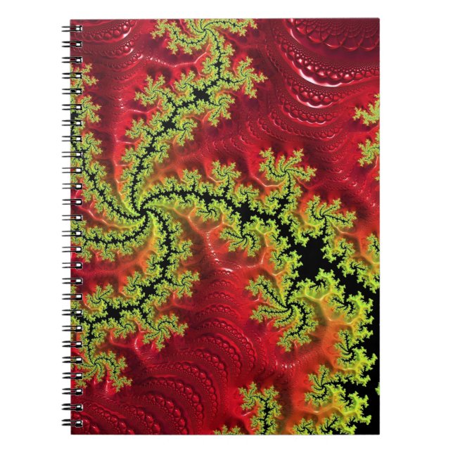 Ein Fluss fließt durch das SpiralNotebook Notizblock (Vorderseite)