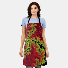 Ein Fluss fließt durch seine Schürze