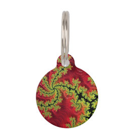 Ein Fluss fließt durch seinen Päppchen Haustiermarke