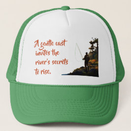 Ein Fluss Geheimnisse Fischer Trucker Hat Truckerkappe