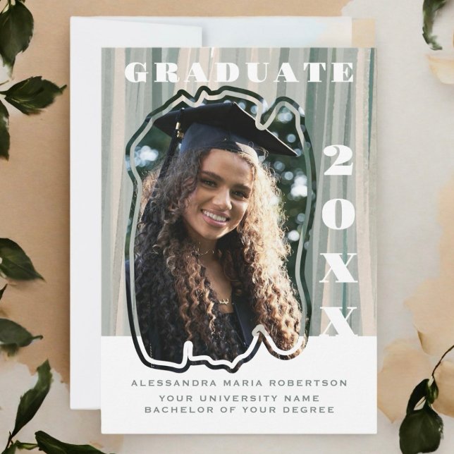 Ein Foto weißer Salbeige-Student Ankündigung (Von Creator hochgeladen)