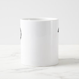 Ein Fragezeichen Jumbo-Tasse