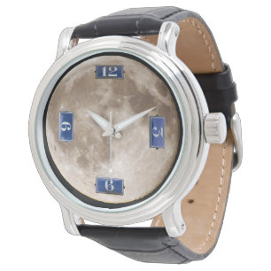 Ein französischer Mond Armbanduhr