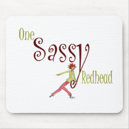 Ein frecher Redhead Mousepad