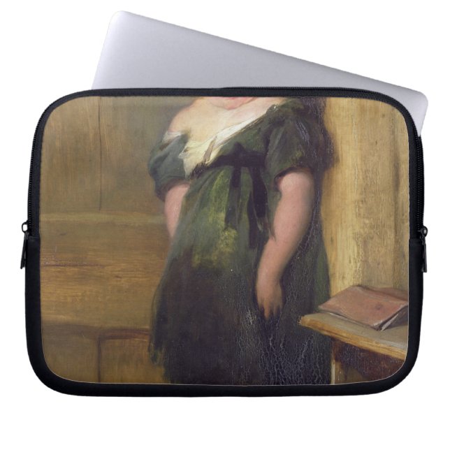 Ein freches Kind (Öl auf Leinwand) Laptopschutzhülle (Vorderseite)