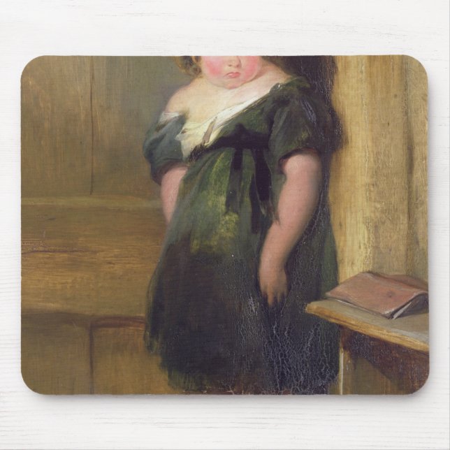 Ein freches Kind (Öl auf Leinwand) Mousepad (Vorne)