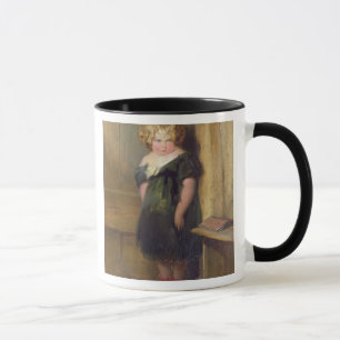 Ein freches Kind (Öl auf Leinwand) Tasse