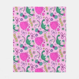 "Ein Freund für jeden" Kitty Frosch Freunde Fleecedecke