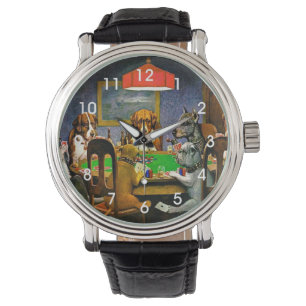 Ein Freund in der Not, Hunde spielen Poker, Armbanduhr