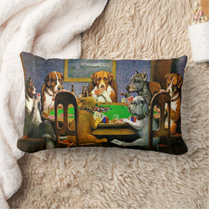 Ein Freund in der Not, Hunde spielen Poker, Lendenkissen