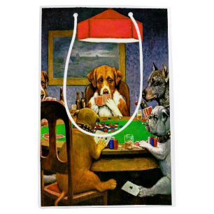 Ein Freund in der Not, Hunde spielen Poker, Mittlere Geschenktüte