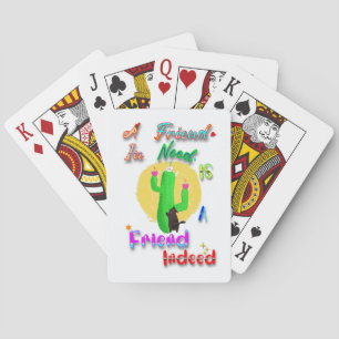 Ein Freund in der Not ist ein Freund in der Tat Spielkarten
