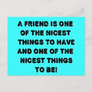 Ein Freund Postkarte