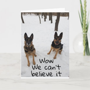 EIN FREUND UND ICH SAGE "GLÜCKLICH GEBURTSTAG" VET KARTE