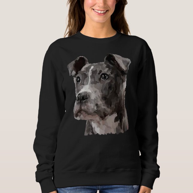 Ein Freund von Pitbull Sweatshirt (Vorderseite)