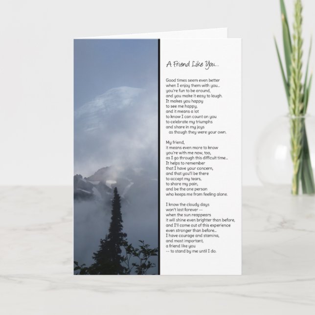 Ein Freund wie du... Karte (Vorderseite)