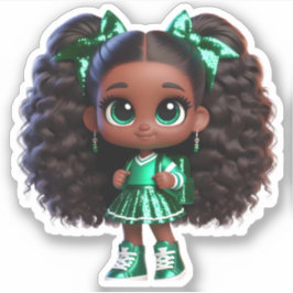 Ein freundliches Teammitglied - Grün Aufkleber