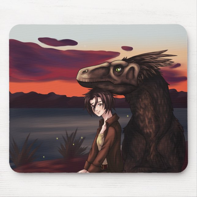 Ein Friedlicher Abend Mousepad (Vorne)