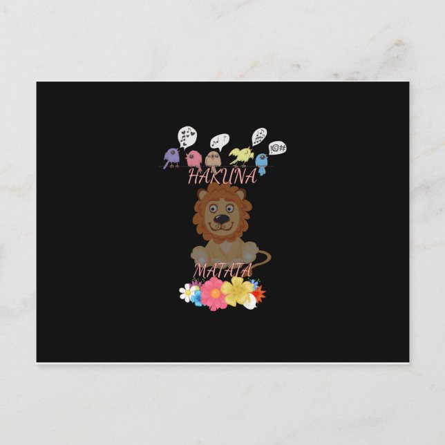 Ein Friedliches Königreich: Der Friedliche Augenbl Postkarte (Vorderseite)