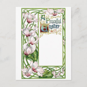 Ein friedliches Ostern Feiertagspostkarte