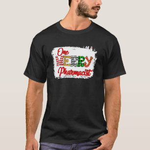 Ein froher Apotheker Weihnachten Pajama Xmas Holid T-Shirt