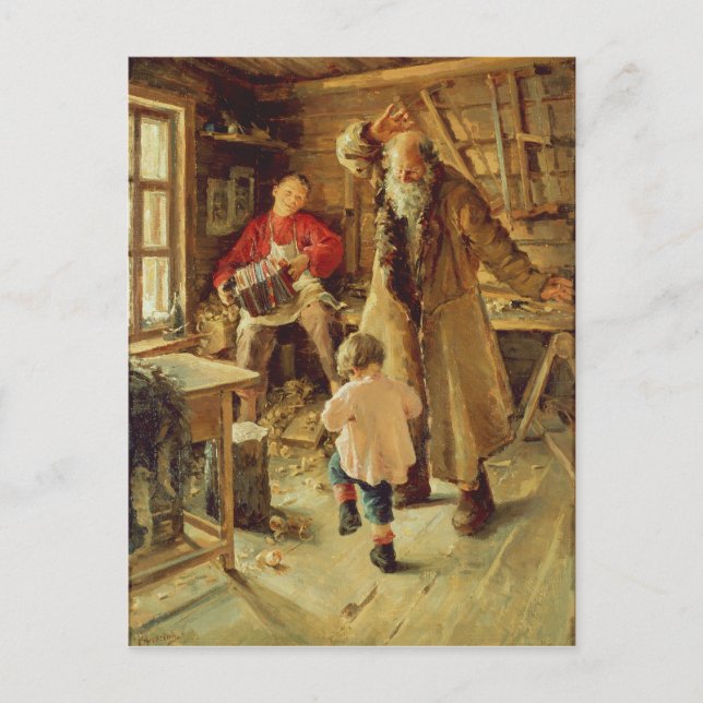 Ein froher Moment, 1897 Postkarte (Vorderseite)