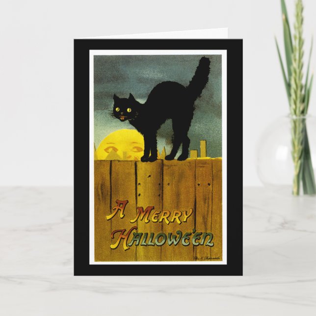 Ein frohes Halloween Karte (Vorderseite)