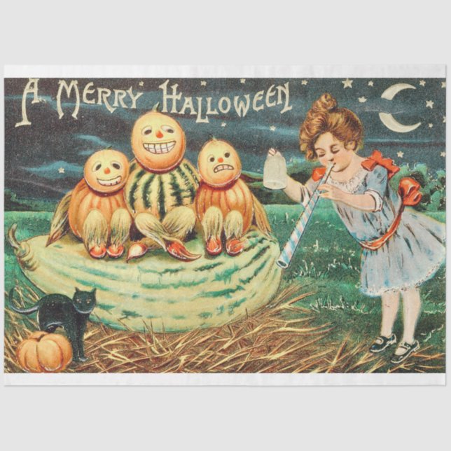 Ein frohes Halloween Seidenpapier (Vorderseite)