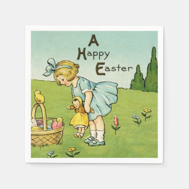 Ein frohes Ostern Papier Serviette (Vorderseite)