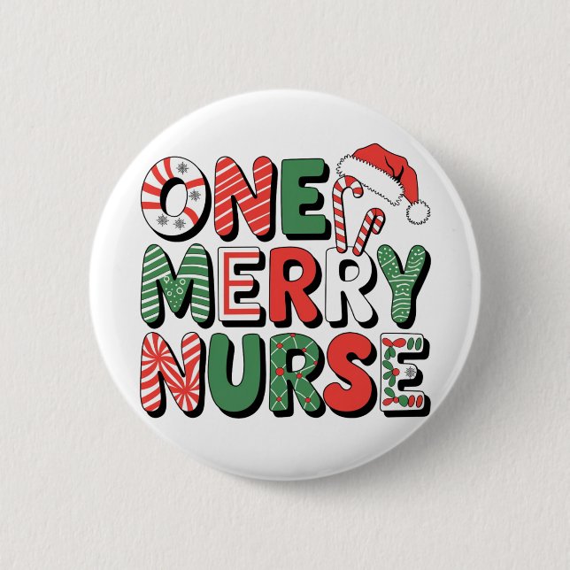 Ein frohes Weihnachtsfest Button (Vorderseite)