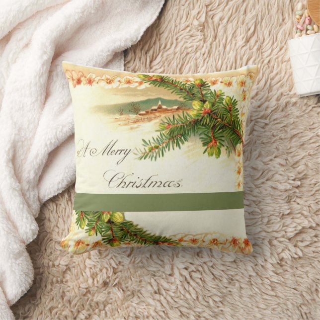 Ein frohes Weihnachtskissen Kissen (Decke)