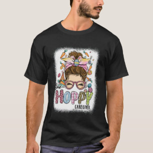 Ein fröhlicher Betreuer Leopard Bunny Unordentlich T-Shirt