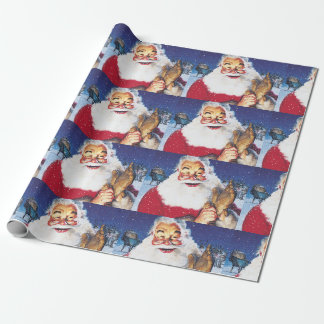 ein fröhlicher Santa Geschenkpapier