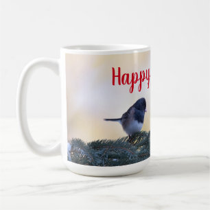 Ein fröhlicher Schneebär, der dir einen schönen Ur Kaffeetasse
